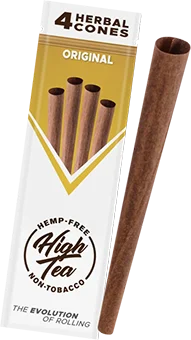 HIgh Tea Herbal Cones Original pack and stick